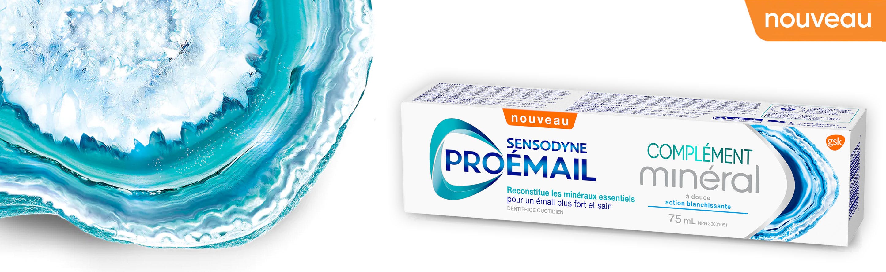 Proémail®Complément minéral Action blanchissante douce Proémail®Complément minéral Action blanchissante douce