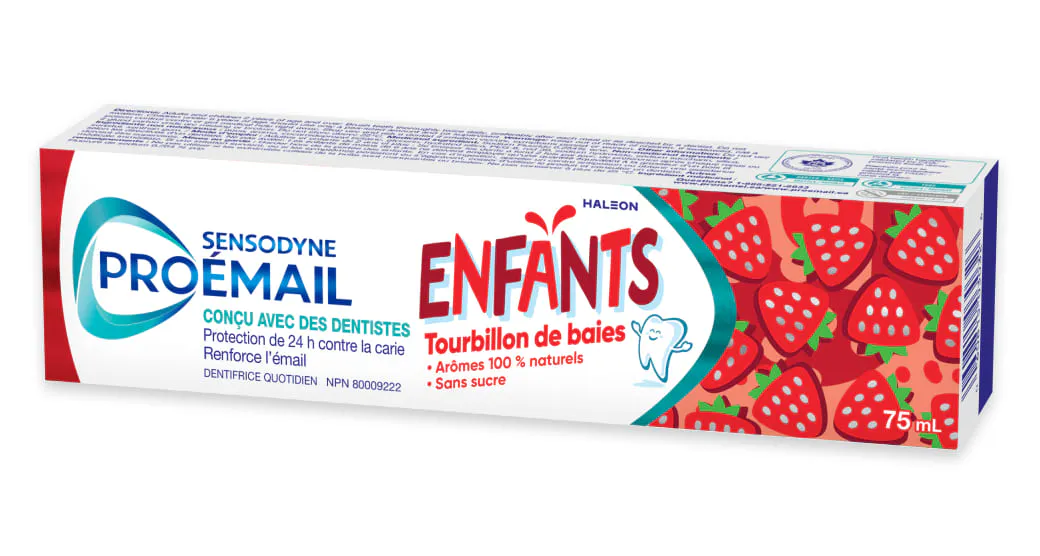 Boîte de dentifrice Proémail Enfants Tourbillon de baies