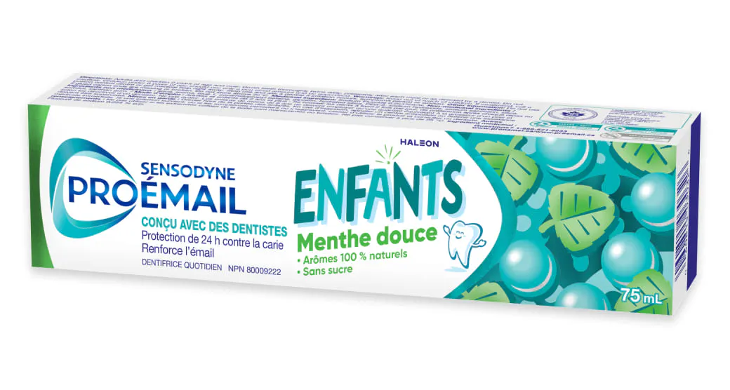 Boîte de dentifrice Pro-Émail Enfants