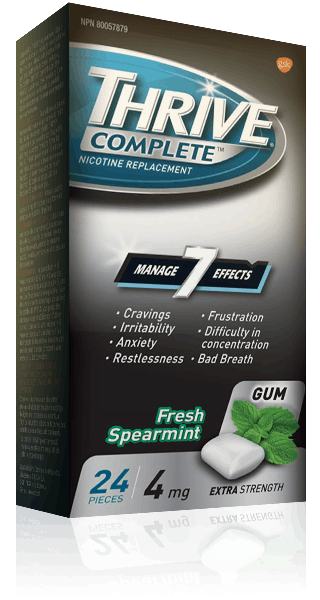 THRIVE Fresh Spearmint  Extra Strength 4 mg Complete Gum