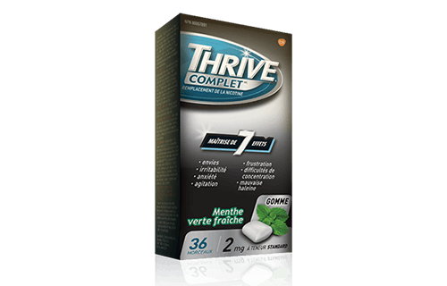 Package of THRIVE Complete Gum in Fresh Spearmint flavour
