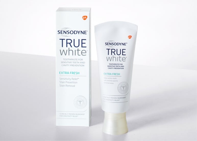 Sensodyne True White toothpaste products