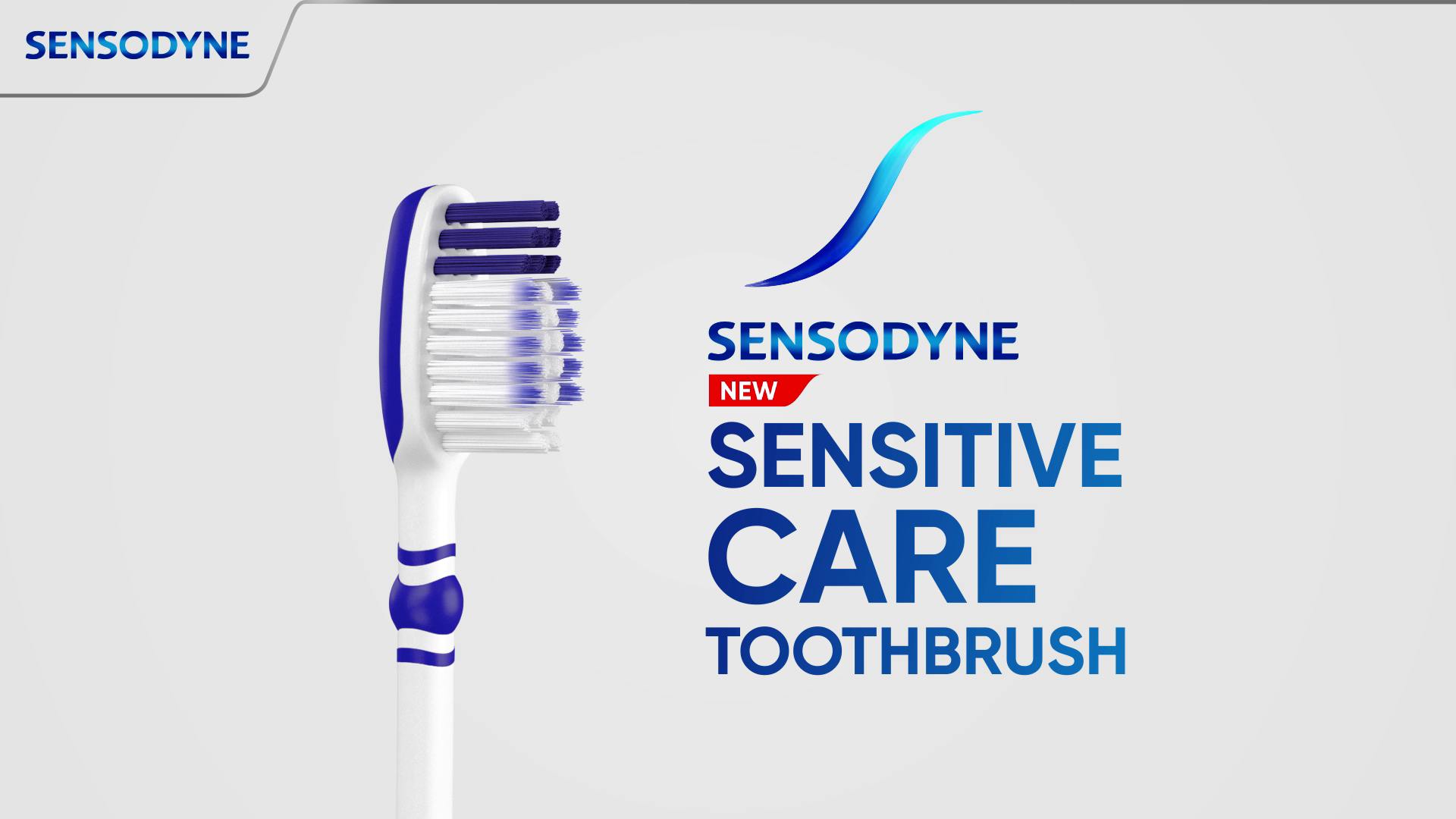 Sensodyne sensitivity and Care Toothbrush video