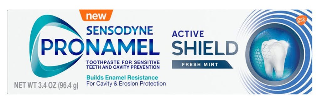 Box of Sensodyne Pronamel Intensive Enamel Repair toothpaste in Clean Mint