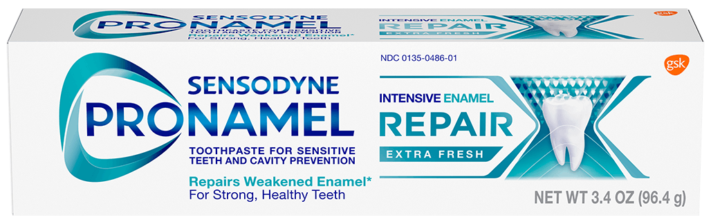 Sensodyne Pronamel Strong and Bright toothpaste in Mint