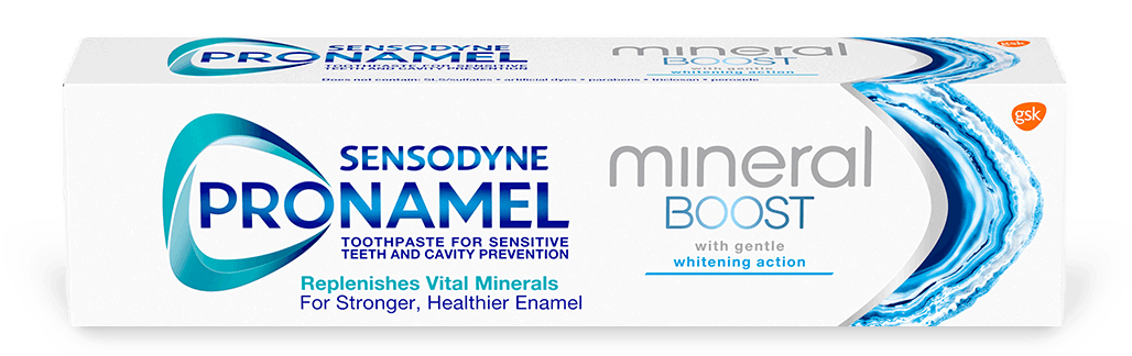 sensodyne pronamel mineral boost sensitive teeth enamel toothpaste