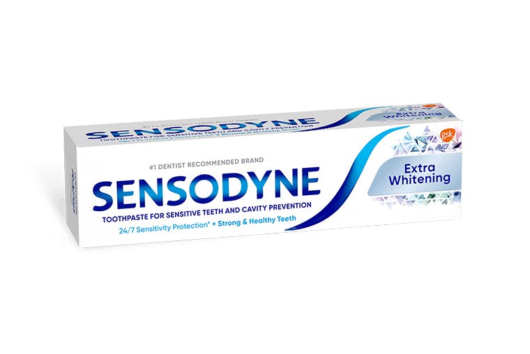 Sensodyne Extra Whitening toothpaste for sensitive teeth
