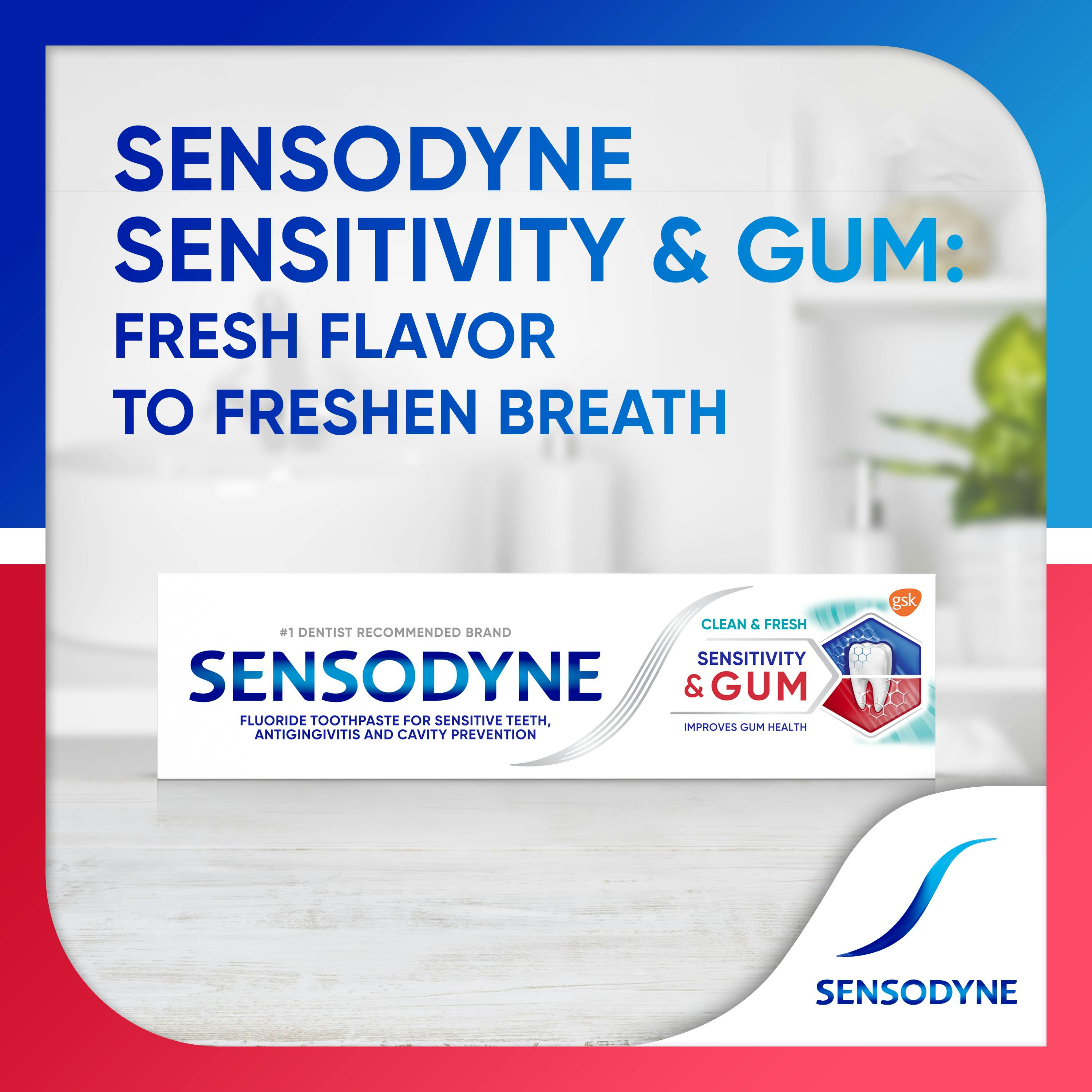 Sensodyne Sensitivity & Gum Fresh & Clean Toothpaste6