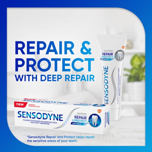 sensodyne repair & protect whitening zahnpasta