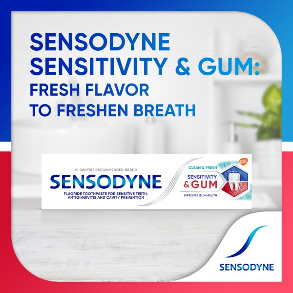 Sensodyne Sensitivity & Gum Fresh & Clean Toothpaste6