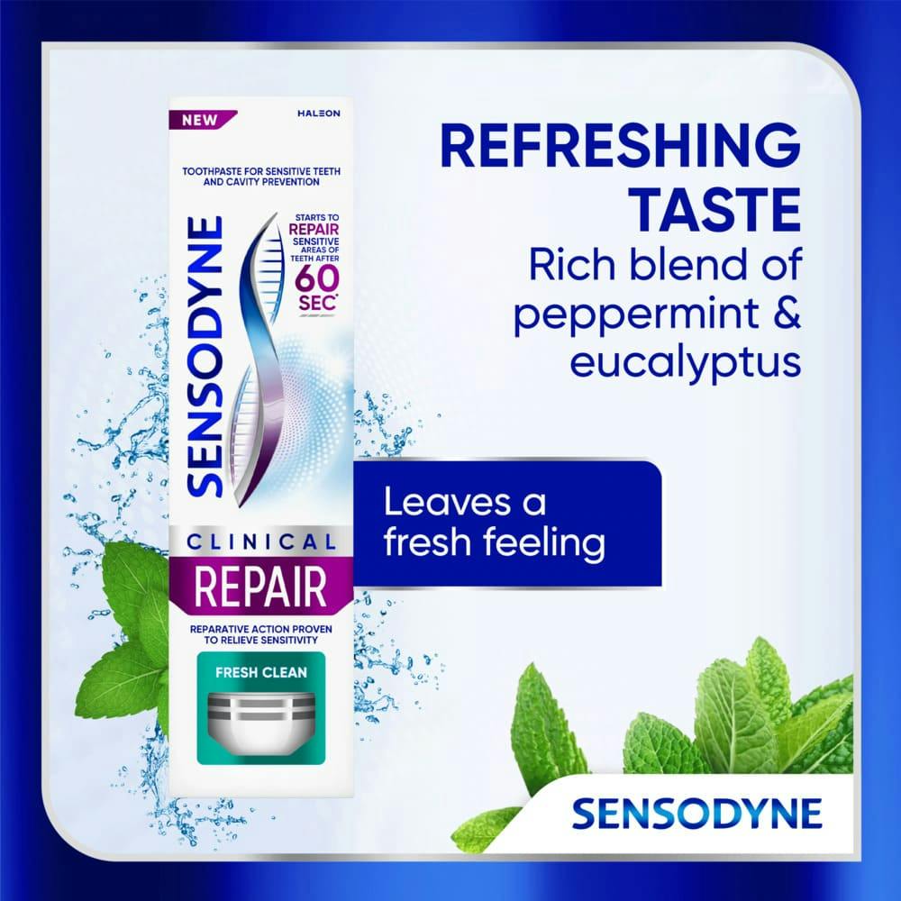 Sensodyne Clinical Repair Fresh Clean Refreshing Taste