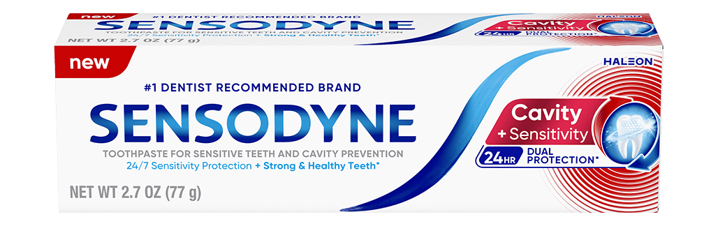 Packshot of Sensodyne Cavity + Sensitivity