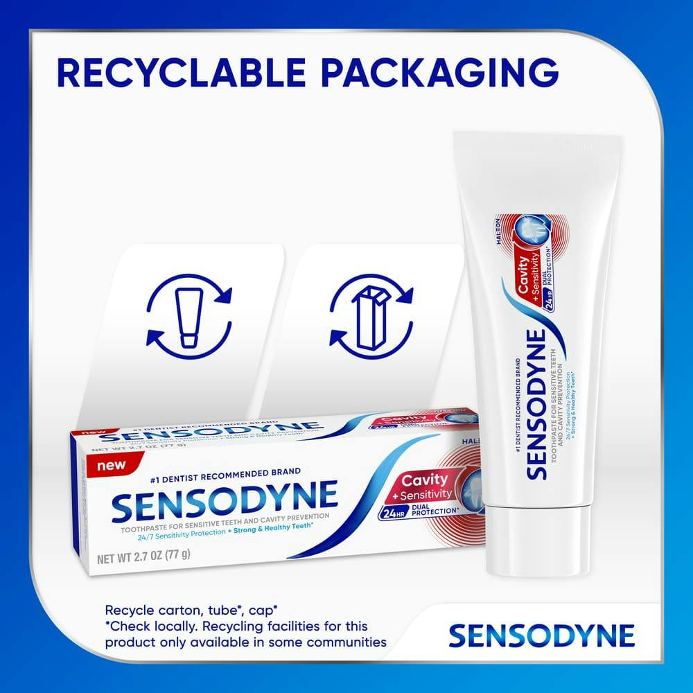 Sensodyne Cavity + Sensitivity Protects