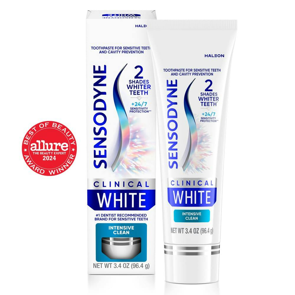 Clinical White Intensive Clean Toothpaste Tube & Carton