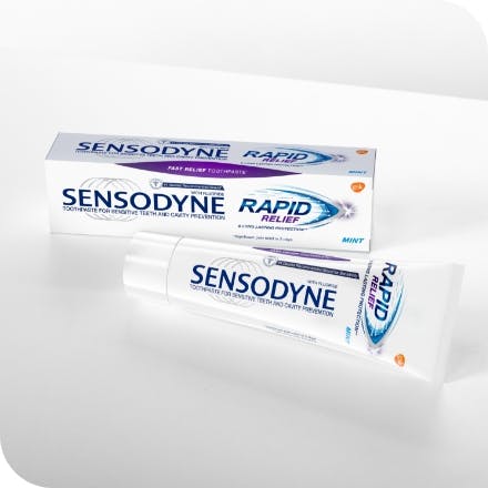 Sensodyne Rapid Relief sensitivity toothpaste is engineered for speed