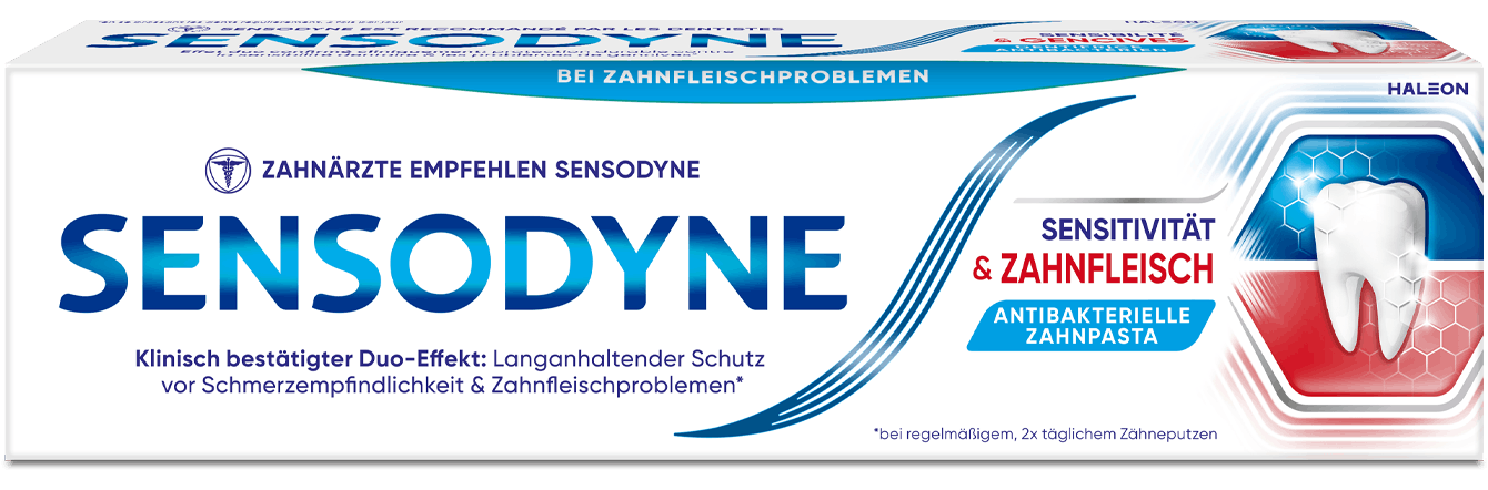Sensodyne Rapid Relief toothpaste in Mint