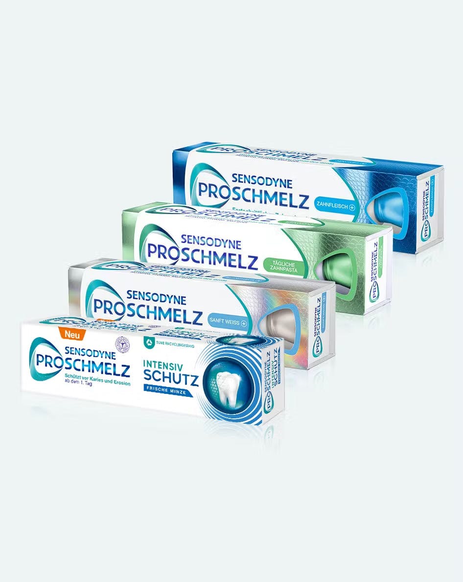 Explore Sensodyne toothpastes