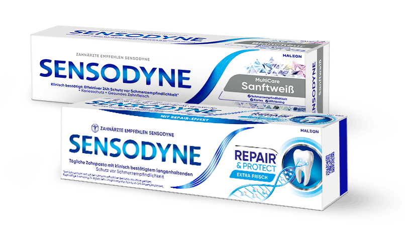 Sensodyne products that help protect against tooth sensitivity