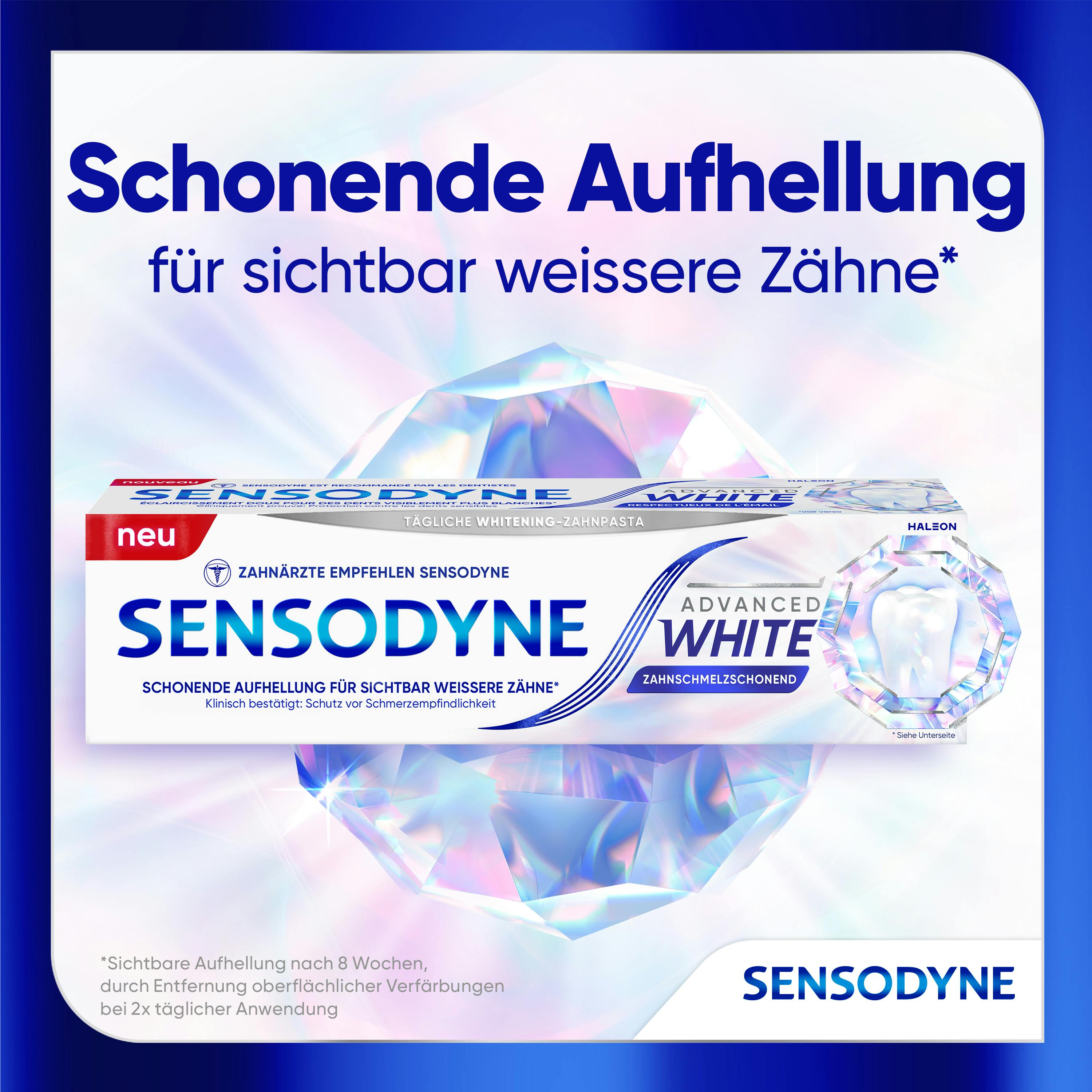 Sensodyne Advanced White | Zahnschmelzschonend