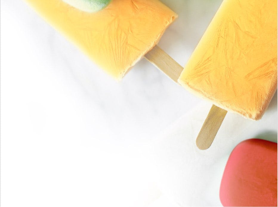 Cold ice pops that can result in tooth pain
