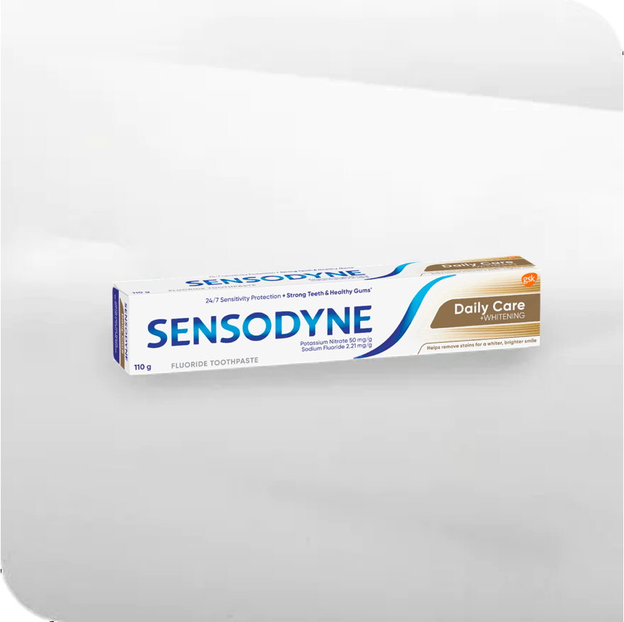Pack of Sensodyne Daily Care + Whitening toothpaste