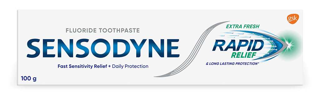 how to use sensodyne rapid relief toothpaste