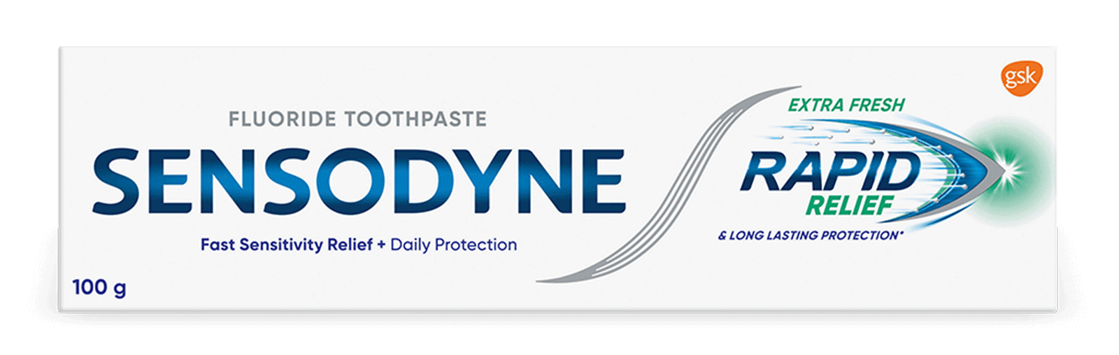 Sensodyne Rapid Relief toothpaste in Extra Fresh