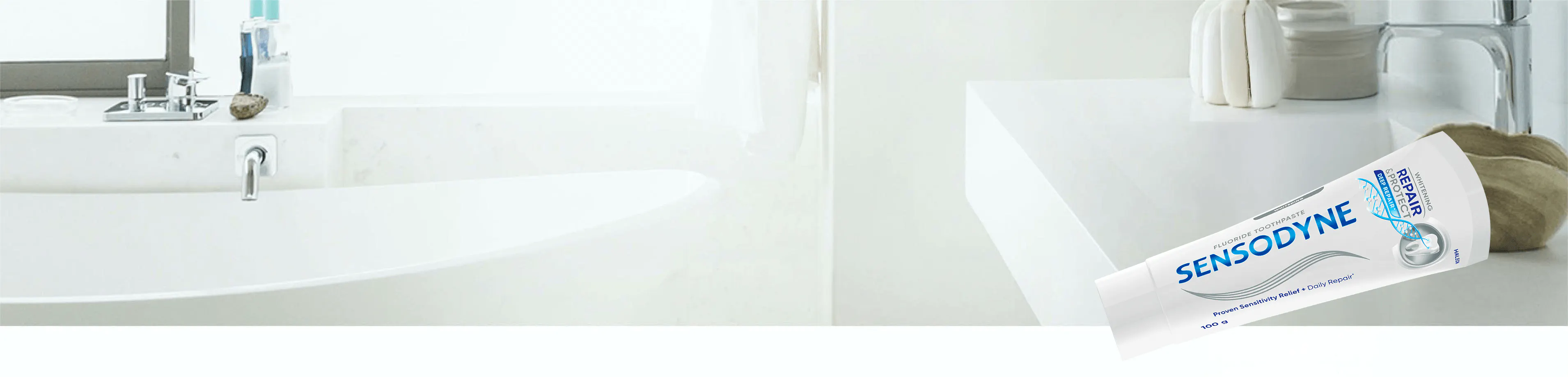 Sensodyne products can help with tooth sensitivity caused by acid erosion and gum recession