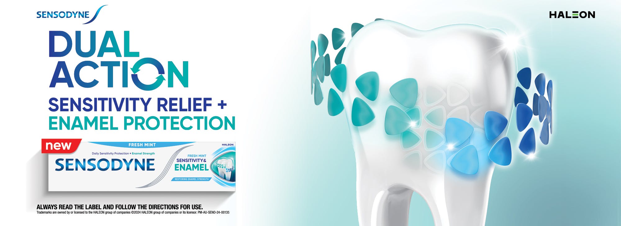 Sensitivity and Enamel Fresh Mint Toothpaste