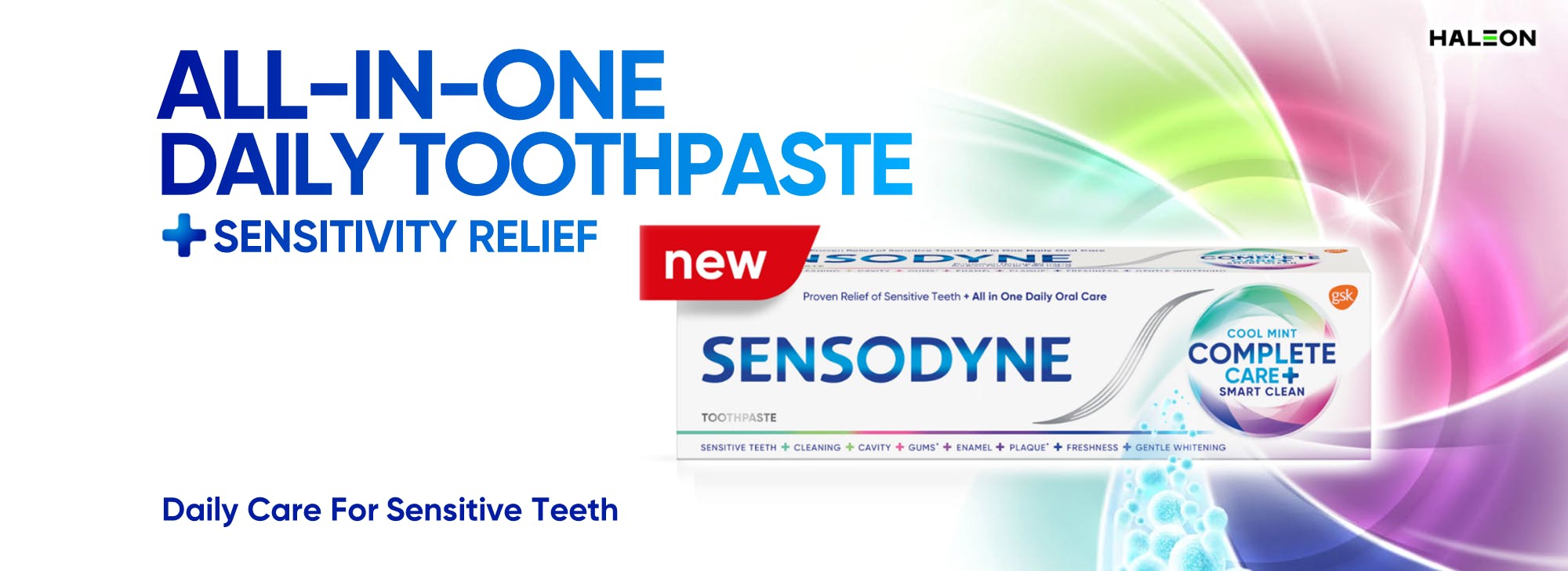 Sensodyne Nourish product range