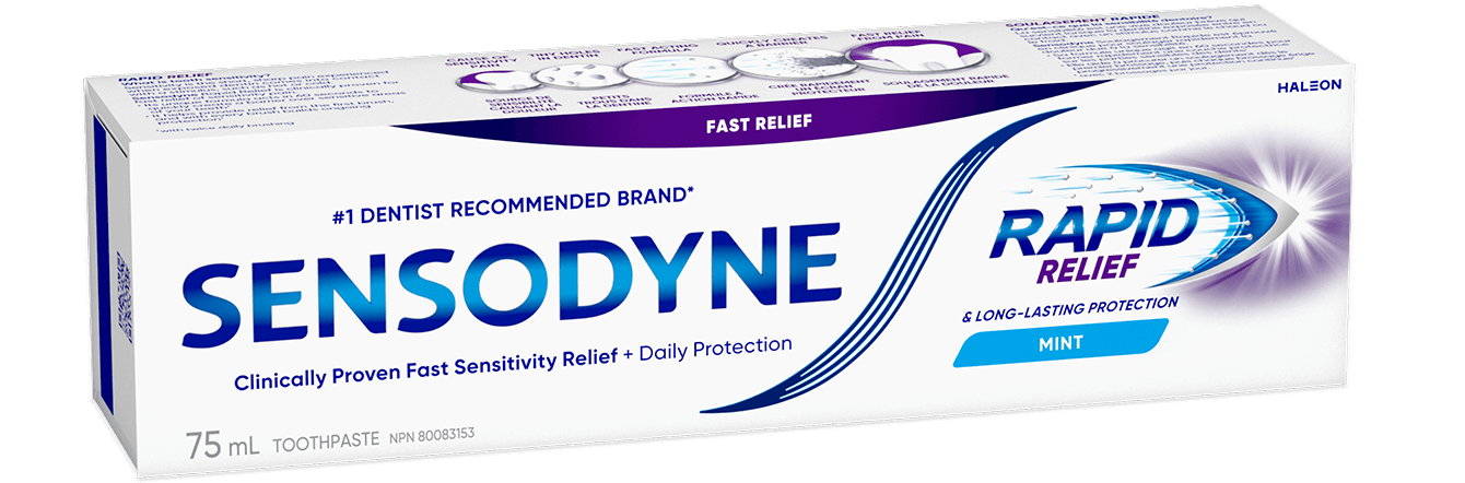 Sensodyne Rapid Relief toothpaste header