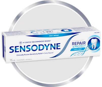 Sensodyne Repair and Protect toothpaste icon