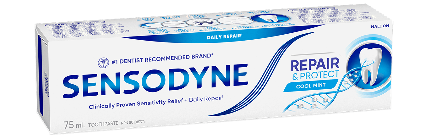 Sensodyne Repair and Protect toothpaste header