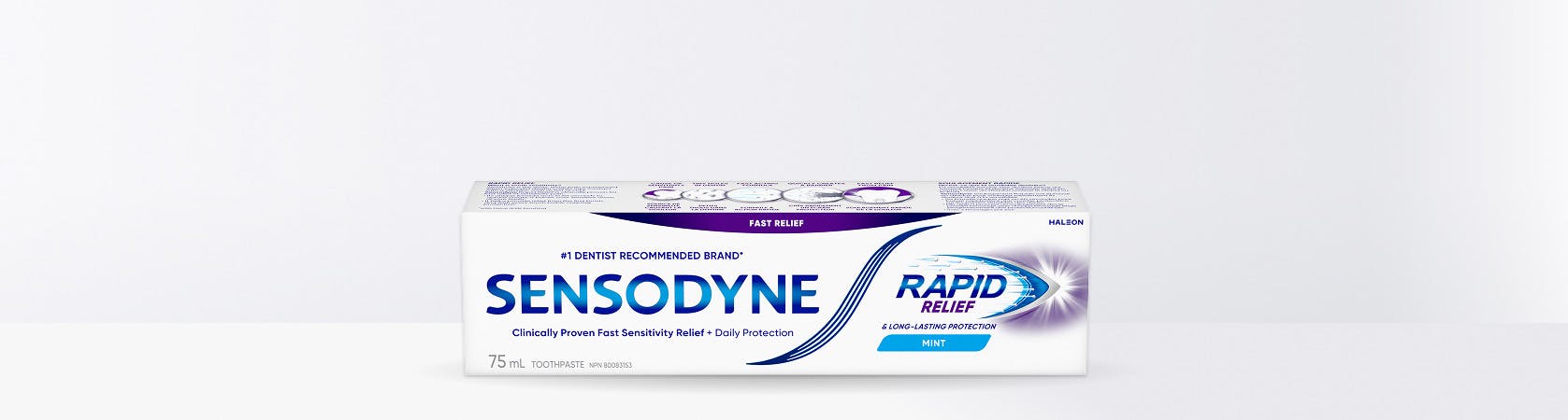Sensodyne Rapid Relief campaign banner