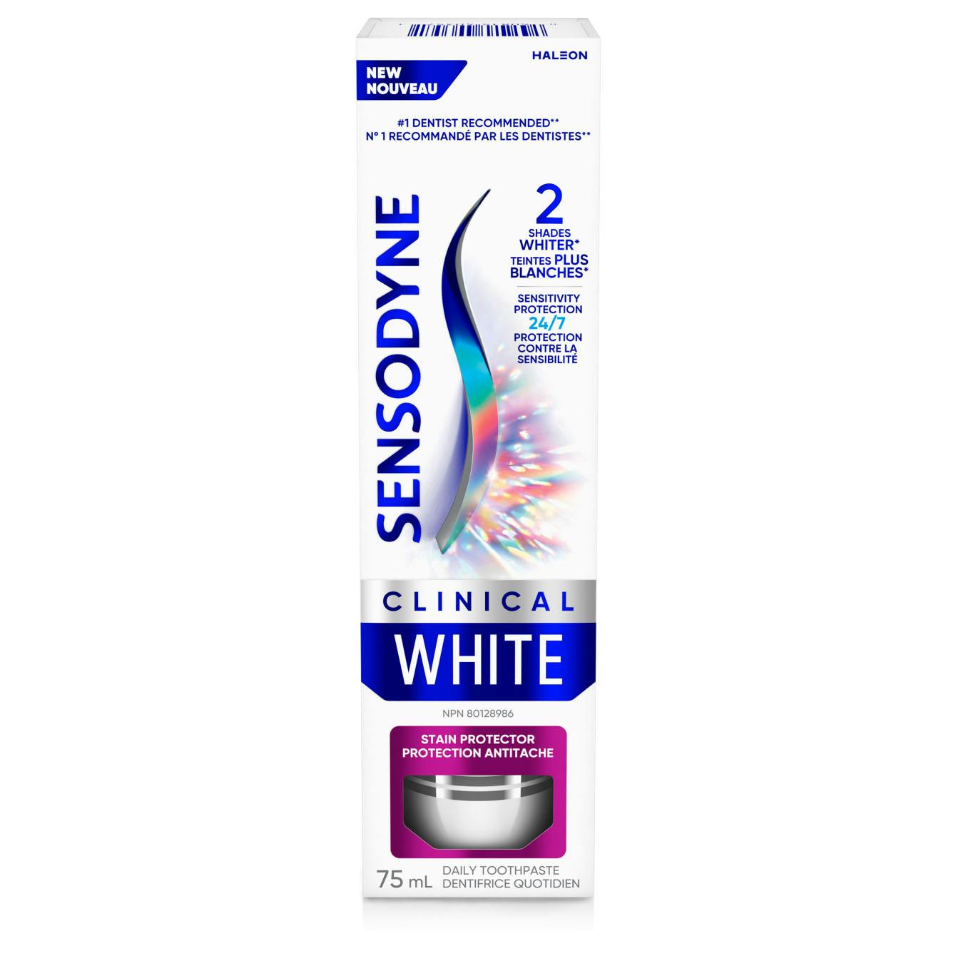 Sensodyne Clinical White Stain Protector Toothpaste Pack
