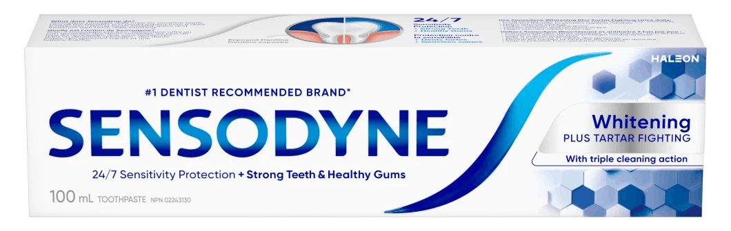 Sensodyne Whitening & Tartar with Whitening toothpaste