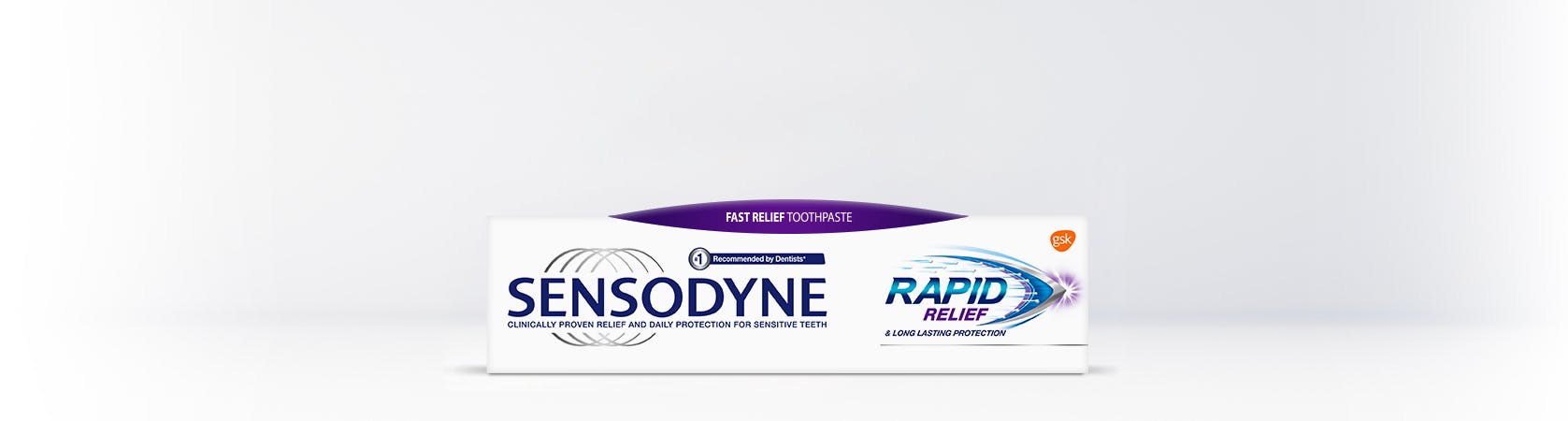Sensodyne Rapid Relief campaign banner