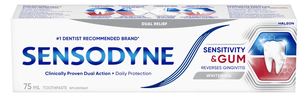 Sensodyne Sensitivity and Gum Whitening Toothpaste Pack