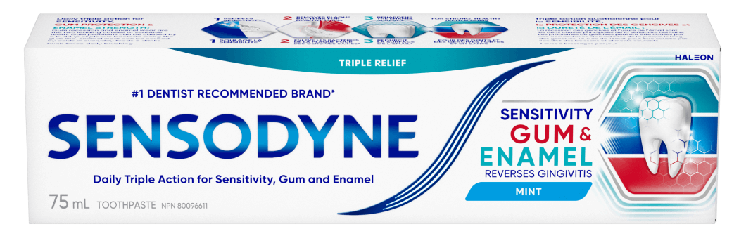 Sensodyne Sensitivity and Gum Toothpaste Pack gum & enamel