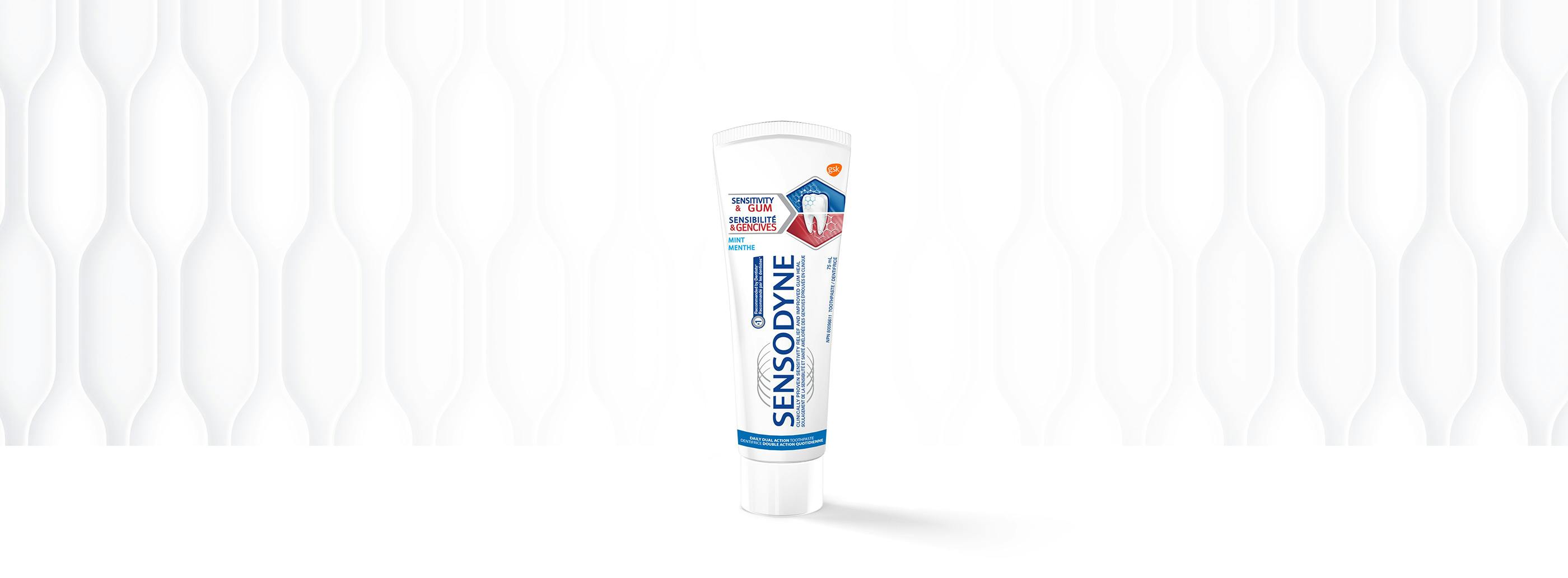 Sensodyne Sensitivity and Gum toothpaste in Mint for sensitive teeth
