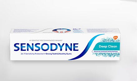 sensodyne deep clean whitening