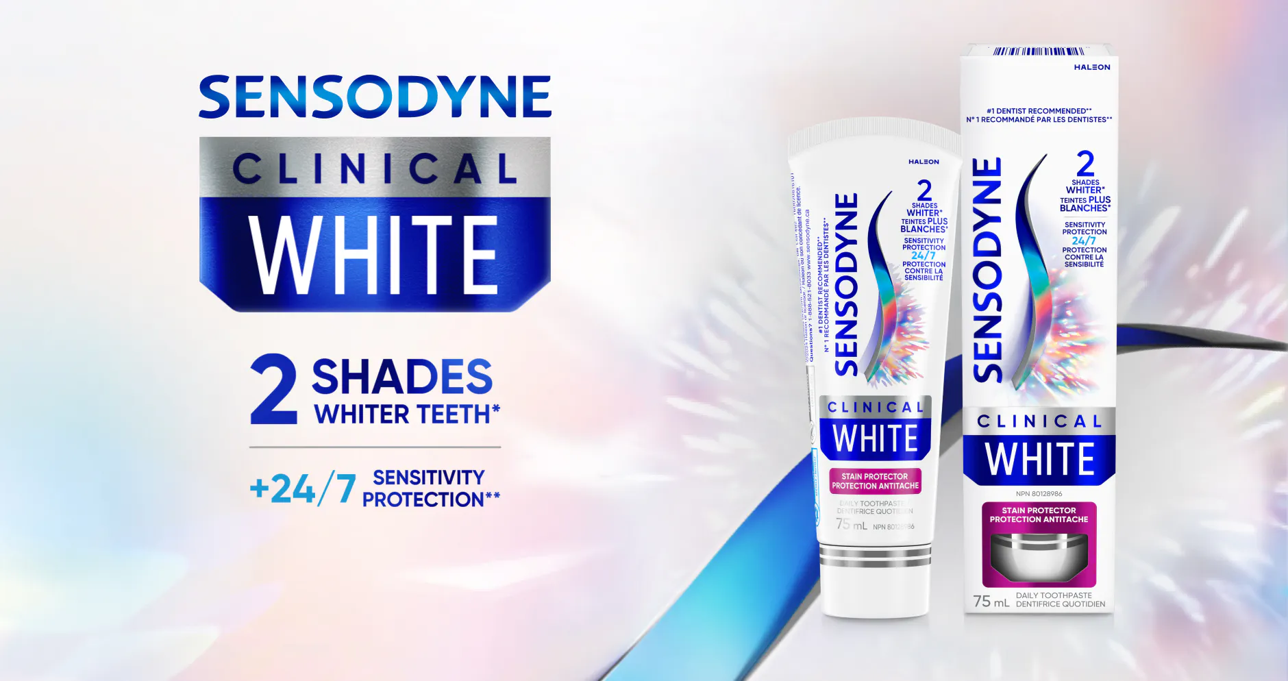 Sensodyne Clinical White toothpaste