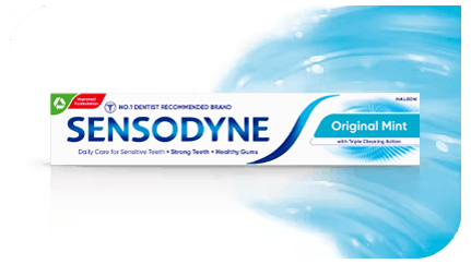 Sensodyne Original Mint toothpaste pack