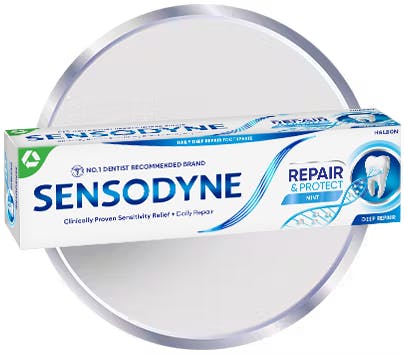 Sensodyne Repair and Protect toothpaste icon