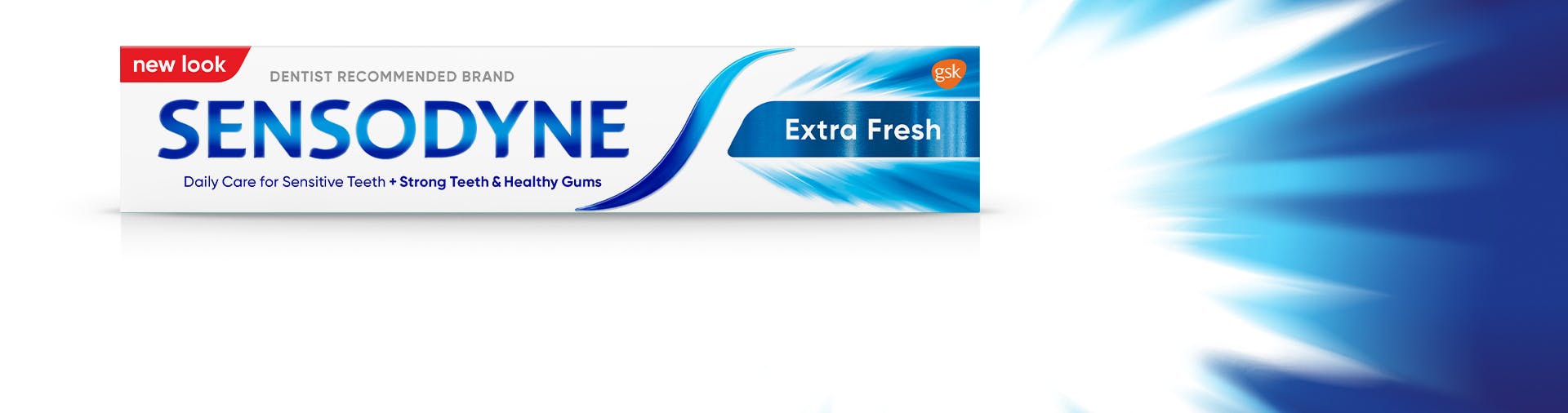 Sensitivity relief with long lasting fresh breath feeling imagery