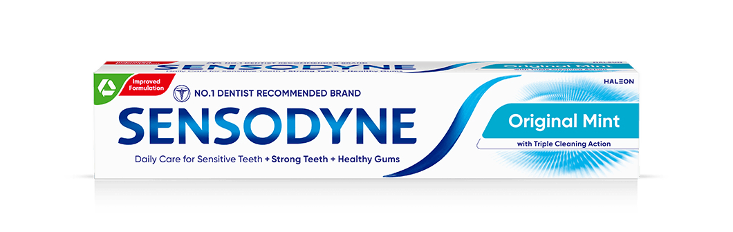 Sensodyne toothpaste in Original Mint