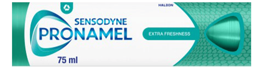 Sensodyne Pronamel toothpaste pack