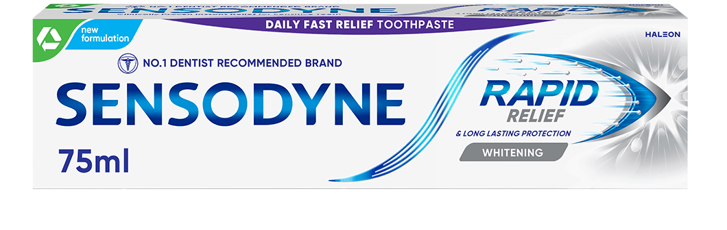 Sensodyne Rapid Relief Whitening Toothpaste Pack