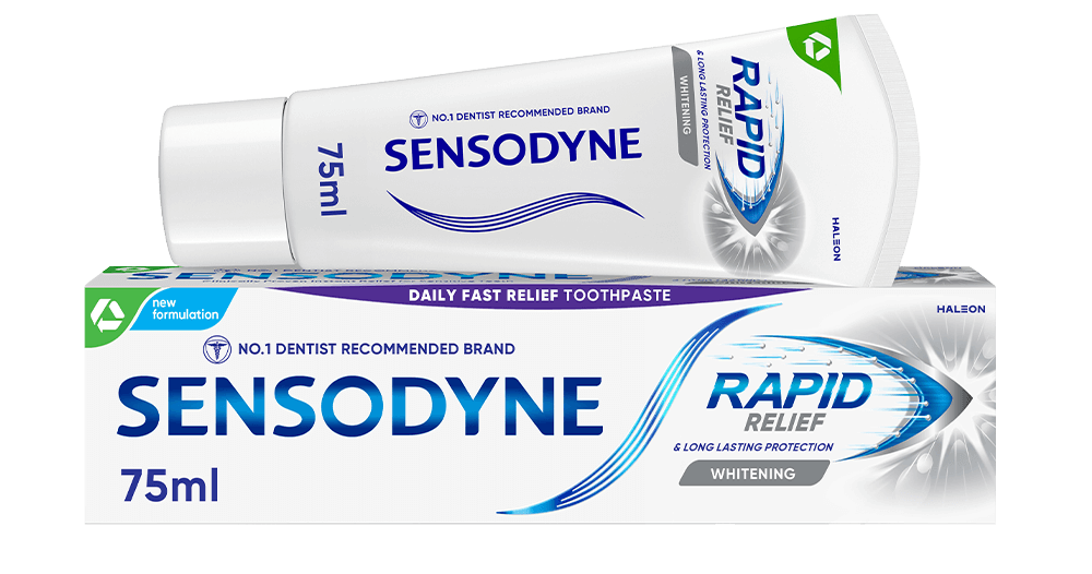 Sensodyne Rapid Relief Whitening Toothpaste