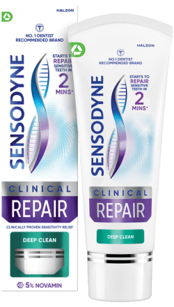 Sensodyne Clinical Repair Deep Clean Toothpaste